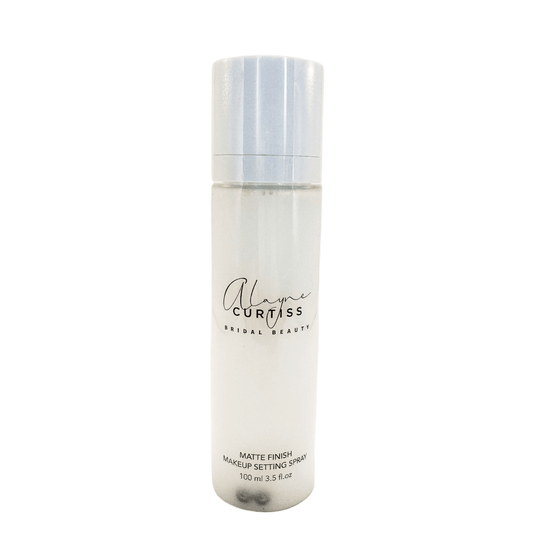 Matte Finish Makeup Setting Spray - Alayne Curtiss Bridal Beauty