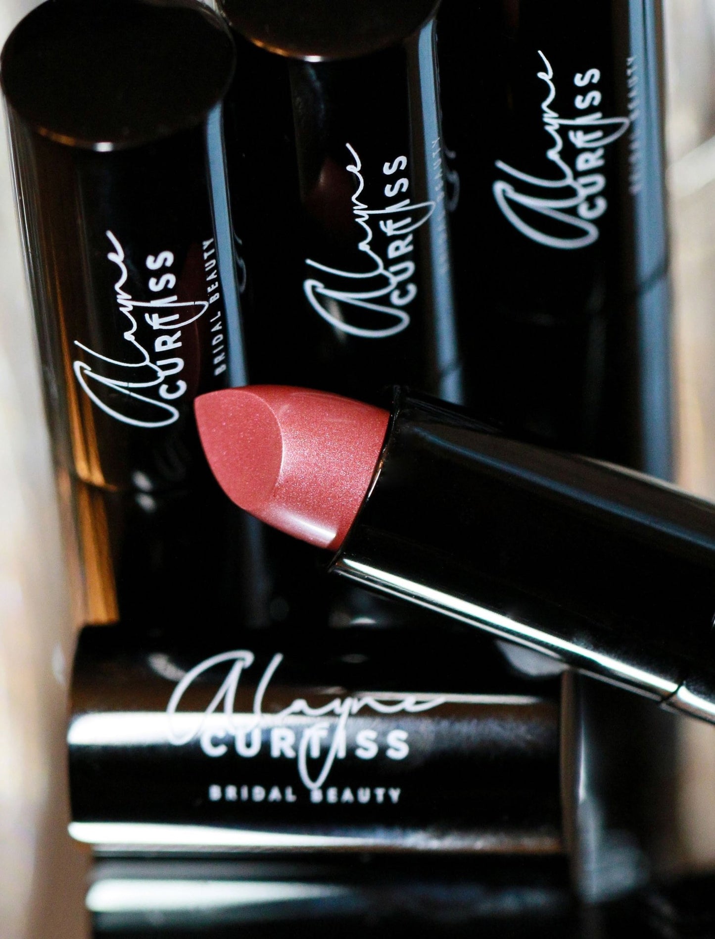 Satin Shimmer Lipstick - Alayne Curtiss Bridal Beauty