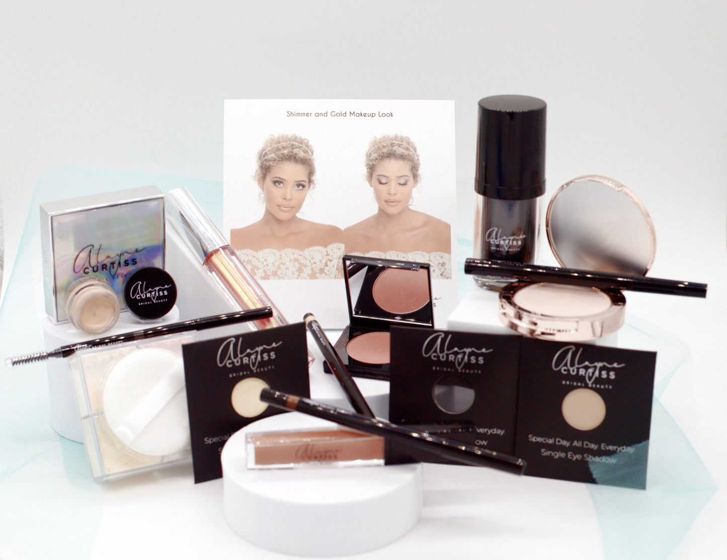 Shimmer and Gold Bridal Makeup Collection - Alayne Curtiss Bridal Beauty