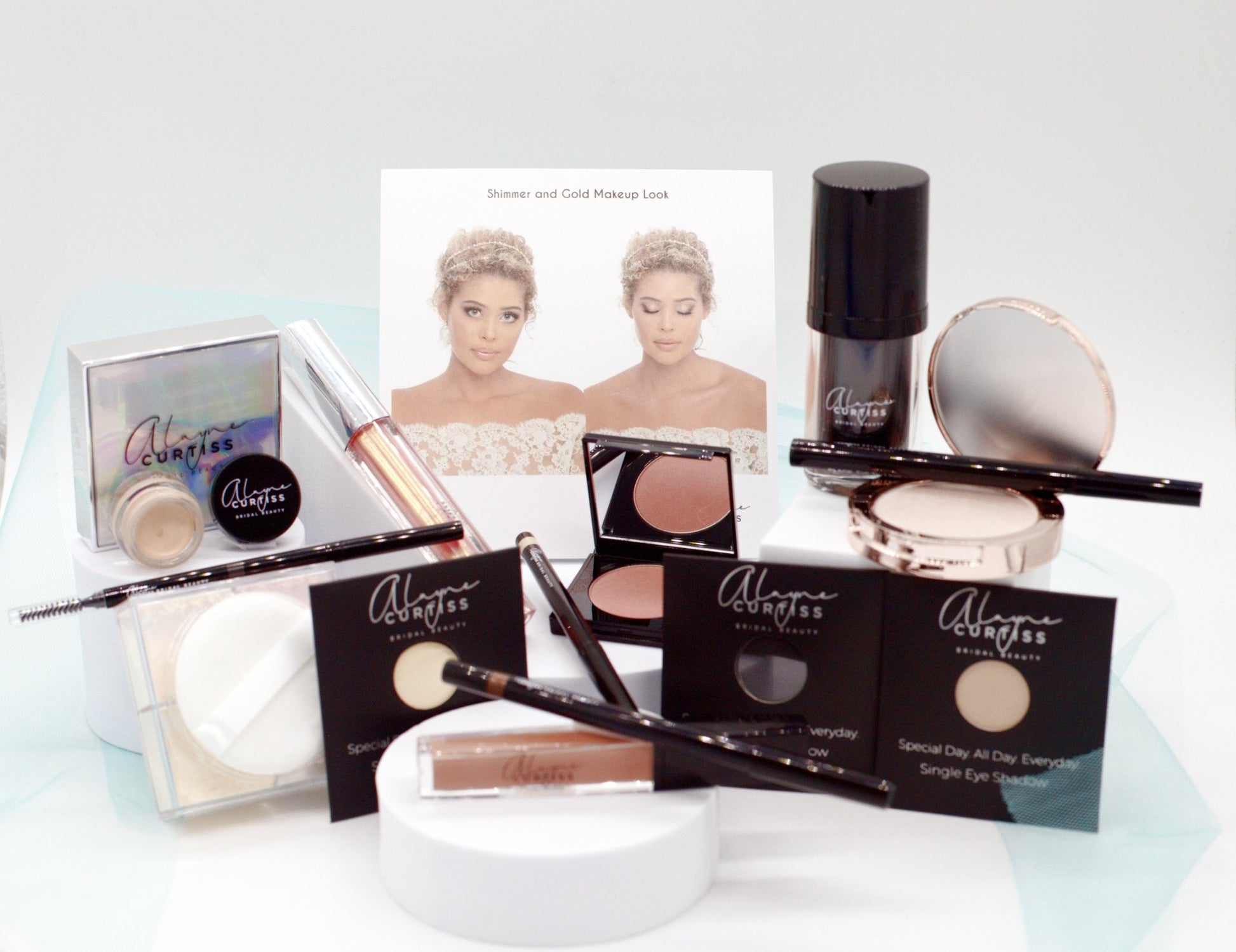 Shimmer and Gold Bridal Makeup Collection - Alayne Curtiss Bridal Beauty