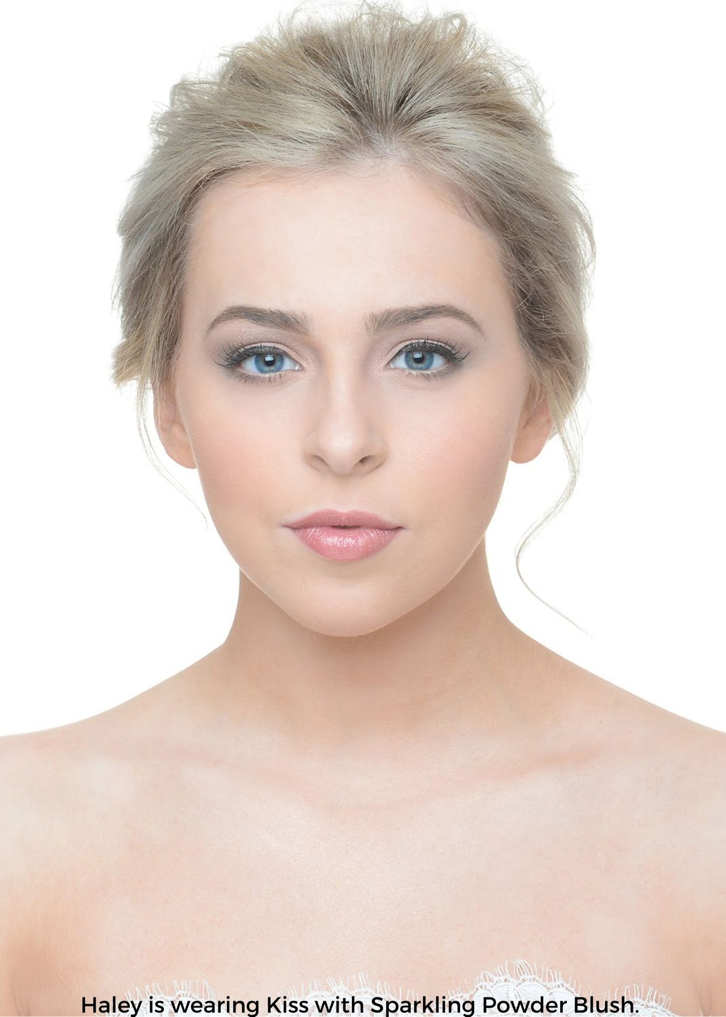 Sparkling Powder Blush - a perfect peachy pink with shuttle shimmer - Alayne Curtiss Bridal Beauty